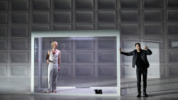 Szene aus "Don Carlos" im Schauspiel Frankfurt 2024 (Foto: Thomas Aurin)