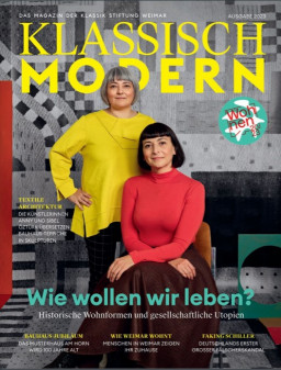 Titelblatt der 3. Ausgabe des Magazins "klassisch modern", Klassik Stiftung Weimar