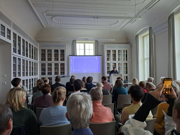 Beginn der wissenschaftlichen Tagung im Vortragssaal des Goethe- und Schiller-Archivs