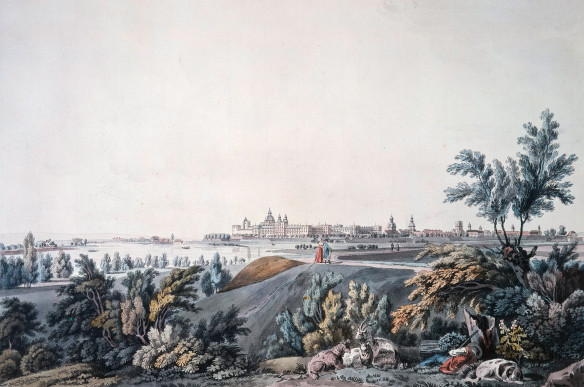 Mannheim (Kolorierter Stich, Klassik Stiftung Weimar)
