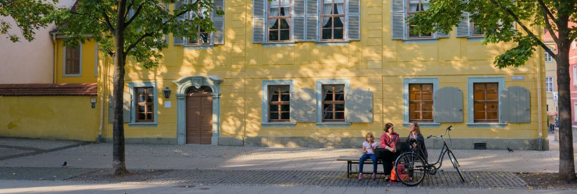 Schillers Wohnhaus in der Schillerstraße in Weimar (Klassik Stiftung Weimar, Candy Welz, 2019)